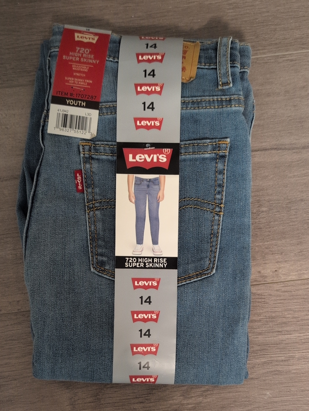 Levi's Men's Skinny Jeans - Light Blue Denim
